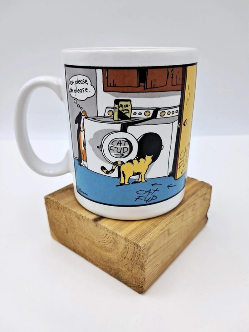 The Far Side Cat Fud Coffee Mug by Gary Lawson